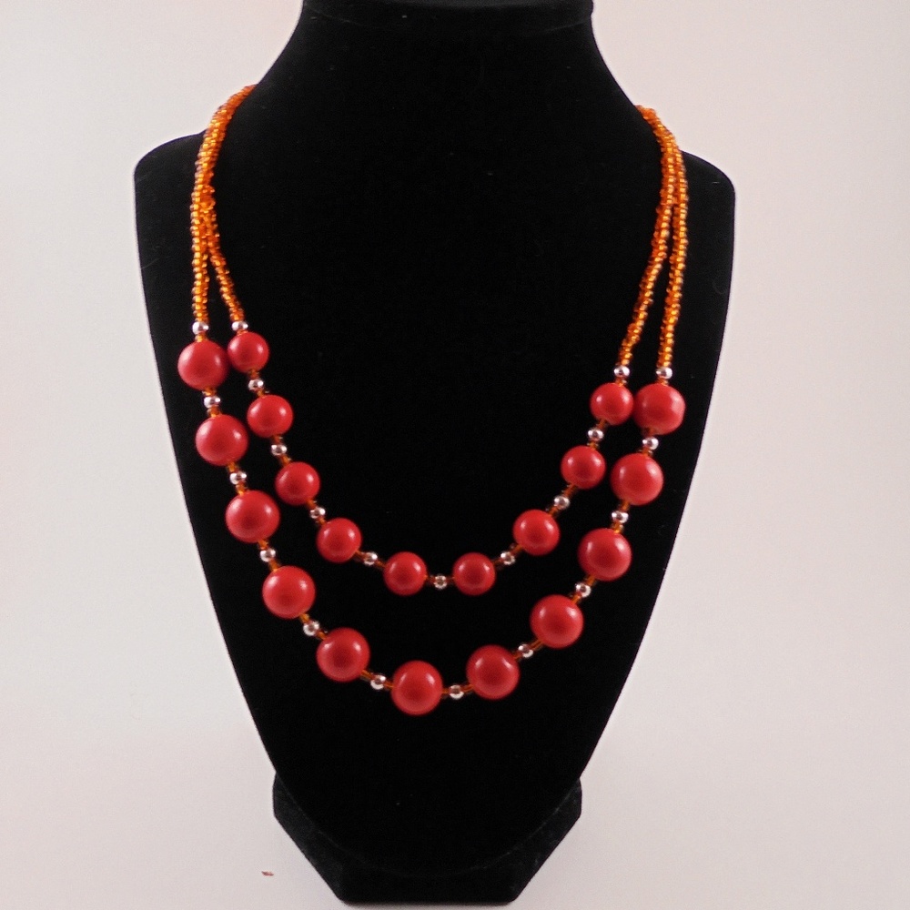 Double Beaded Necklace